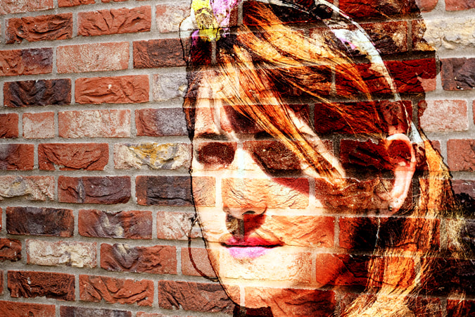 Brick Wall Portrait Design